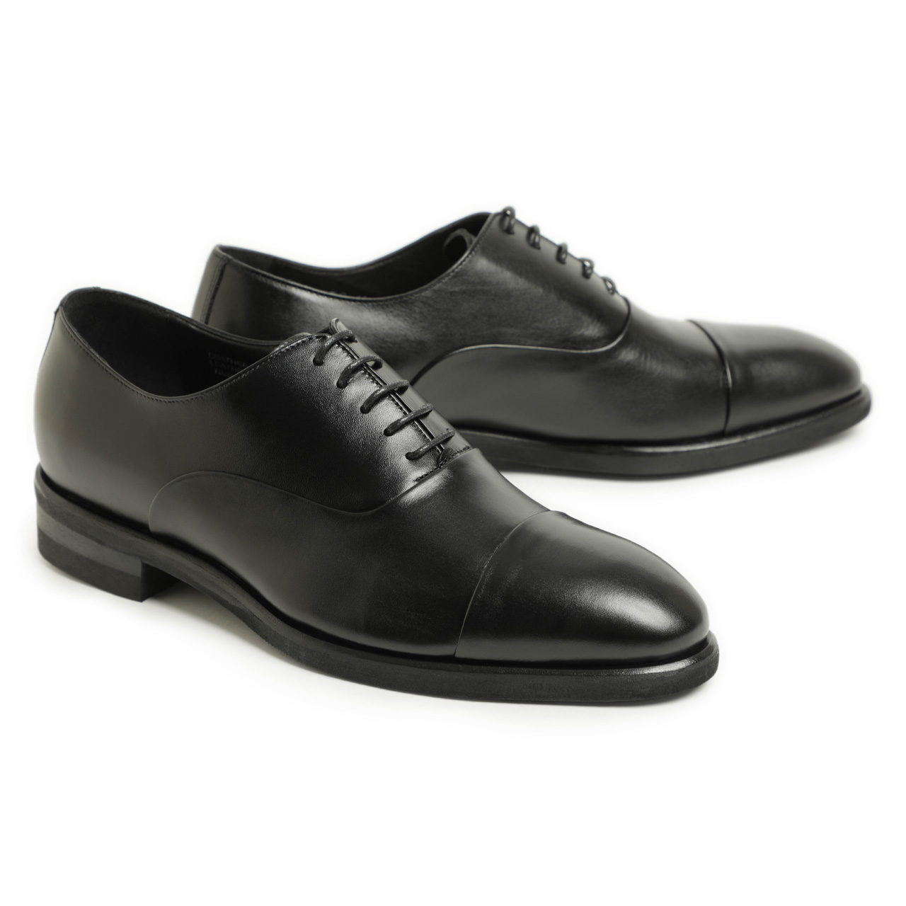 Calzoleria Toscana ブラック レザーシューズ Calzoleria Toscana カルツォレリア トスカーナ ストレート
